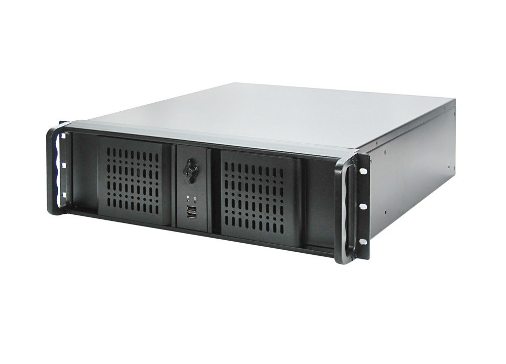 19 3HE Server Gehaeuse IPC 3U 3098 S 53cm tief ATX